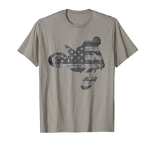 Load image into Gallery viewer, Dirt Bike American Flag T-Shirt | Motocross Enduro Shirt
