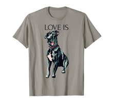 Load image into Gallery viewer, Love Is Cute Great Dane Dog Mom Dad Kid Gift T-shirt
