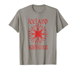 Aegishjalmur Iceland Viking Symbol Helm Of Awe T-Shirt
