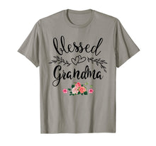 Load image into Gallery viewer, Blessed Grandma T-Shirt with floral, heart Mother&#39;s Day Gift
