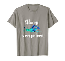 Load image into Gallery viewer, Chlorine is my Perfume Swim T Shirt, Funny Swimmer Tshirt
