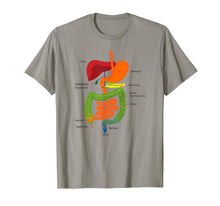 Load image into Gallery viewer, Digestive System medical biology science anatomy t-shirt tee

