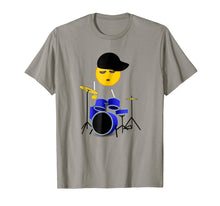Load image into Gallery viewer, Funny Emoji Drummer Boy T-Shirt for Boys
