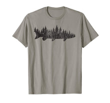 Load image into Gallery viewer, Musky Pine Forest Treeline - Outdoor Fishing Angler T-Shirt
