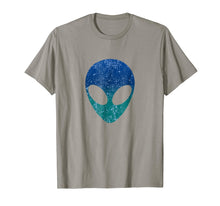 Load image into Gallery viewer, Alien Head T Shirt Starry Night Sky
