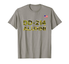 Load image into Gallery viewer, DD-214 Alumni T shirt Retirement Military Discharge DD214
