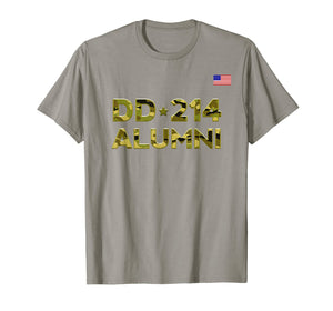 DD-214 Alumni T shirt Retirement Military Discharge DD214