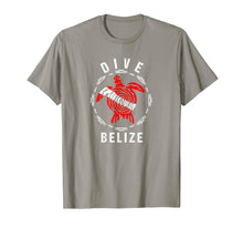 Load image into Gallery viewer, Dive Belize TShirt Vintage Tribal Turtle Gift TShirt
