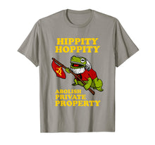 Load image into Gallery viewer, Hippity Hoppity Abolish Private Property T-Shirt - Frog Meme
