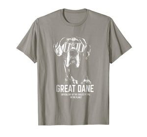 Great Dane Official Dog of the Coolest Pup Lovers T-Shirt