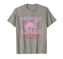 Load image into Gallery viewer, Majestically Awkward T-Shirt - Pink Flamingo Bird Funny Tee
