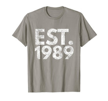 Load image into Gallery viewer, Est. 1989 Distressed T Shirt - Made 30th Birthday Gift Idea
