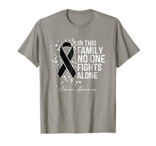 Load image into Gallery viewer, In This Family No One Fights Alone Shirt Melanoma Awareness
