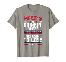 Load image into Gallery viewer, America Drinking Booze &amp; Refusing To Lose Alcohol T Shirt
