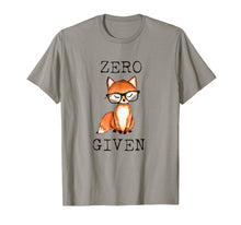 Load image into Gallery viewer, Zero Fox Given Funny Fox Shirt With Hipster Nerd Glasses
