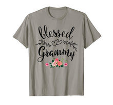 Load image into Gallery viewer, Blessed Grammy Shirt Grandma with floral Mother&#39;s Day T-Shirt
