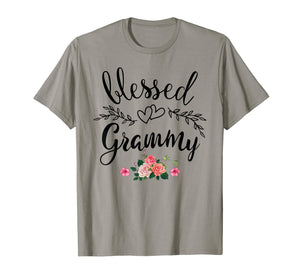 Blessed Grammy Shirt Grandma with floral Mother's Day T-Shirt