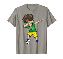 Load image into Gallery viewer, Dabbing Soccer Boy Brazil Jersey Shirt - Brazilian Football

