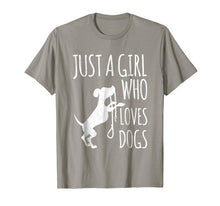 Load image into Gallery viewer, Just a Girl Who Loves Dogs Dog Lover T-shirt Gift

