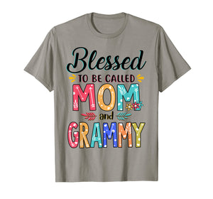 Blessed To Be Called Mom And Grammy Flower T-Shirt T-Shirt