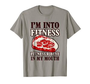Keto T-Shirt Funny Ribeye Steak Fitness Ketogenic Joke
