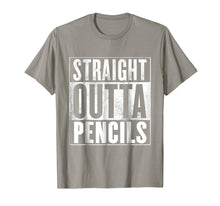Load image into Gallery viewer, Funny Pencils T-Shirt - STRAIGHT OUTTA PENCILS Shirt
