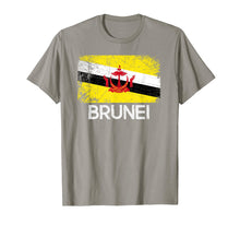 Load image into Gallery viewer, Bruneian Flag T-Shirt | Vintage Made In Brunei Gift
