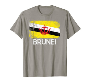 Bruneian Flag T-Shirt | Vintage Made In Brunei Gift