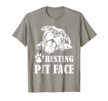 Load image into Gallery viewer, Funny Dog Pitbull Resting Pit Face T-Shirt
