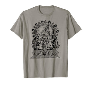 Ganesh T-Shirt Black Drawing Ganesh Tee Shirt