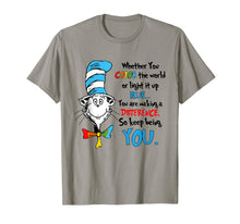 Load image into Gallery viewer, Autism Whether you color the world of light it up blue shirt
