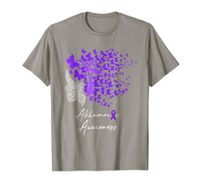 Load image into Gallery viewer, Alzheimer's Awareness Shirt Alzheimers Purple Butterflies
