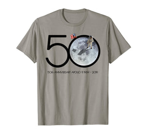 Apollo 11 Moon Landing 50th Anniversary 1969-2019 T Shirt