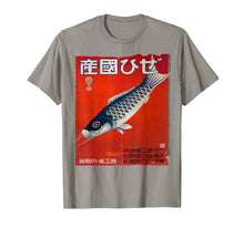 Load image into Gallery viewer, Vintage Japanese Fish Kite T Shirt - Japanese Art Deco Tee
