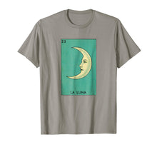 Load image into Gallery viewer, La Luna Tarot card Vintage The Moon Tarot Card T-shirt
