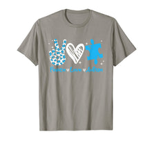 Load image into Gallery viewer, Peace - Love - Autism Shirt Autism Awareness gift T-Shirt-425770
