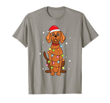Load image into Gallery viewer, Vizsla Christmas Lights Mom Dad Dog Gift T-Shirt
