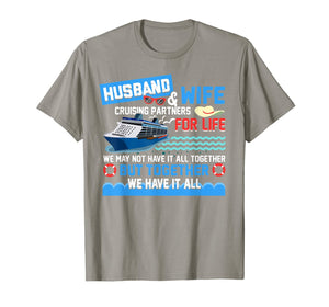 Husband And Wife Cruising Partners For Life Fun Cruise Lover T-Shirt-2417537