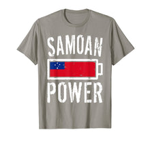 Load image into Gallery viewer, Samoa Flag | Samoan Power Battery Proud Tee T-Shirt
