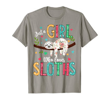 Load image into Gallery viewer, Just a Girl Who Loves Sloths Funny Sloths Lover Gifts T-Shirt

