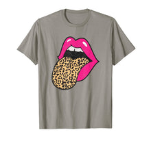 Load image into Gallery viewer, Hot Pink Lips Leopard Tongue Trendy Cheetah Animal Print T-Shirt-393349
