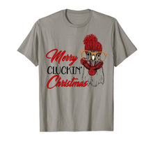 Load image into Gallery viewer, Merry Cluckin&#39; Christmas Funny Farm Chicken Christmas Gift T-Shirt
