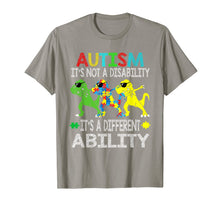 Load image into Gallery viewer, It's Not A Disability Ability Autism Dinosaur Dabbing Gift T-Shirt-52743
