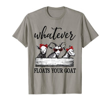 Load image into Gallery viewer, Whatever floats your goat t-shirt Funny goats lover tee-175858

