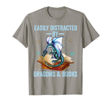 Load image into Gallery viewer, Easily Distracted By Dragons And Books kids men women gift T-Shirt-1266507
