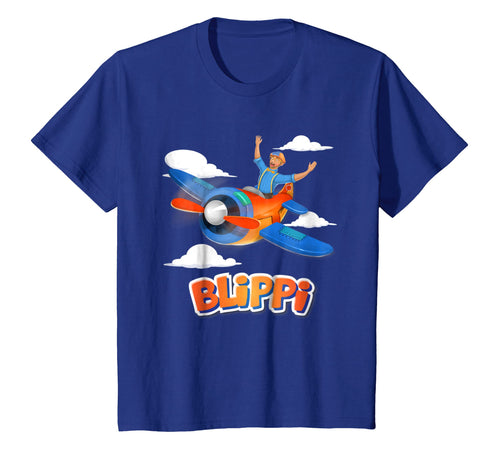 Kids Blippi Airplane T-Shirt for Kids