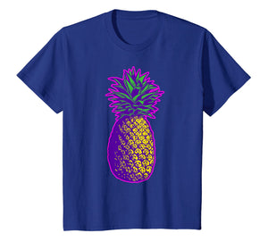 Colorful Pineapple Vintage Illustration T-Shirt