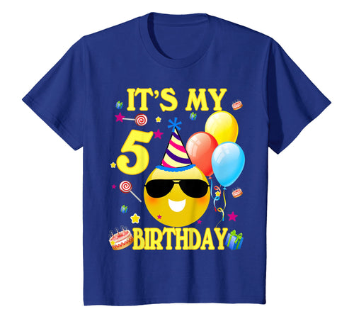 Kids It's My 5 Birthday Shirt 5 Years Old 5th Birthday Gift