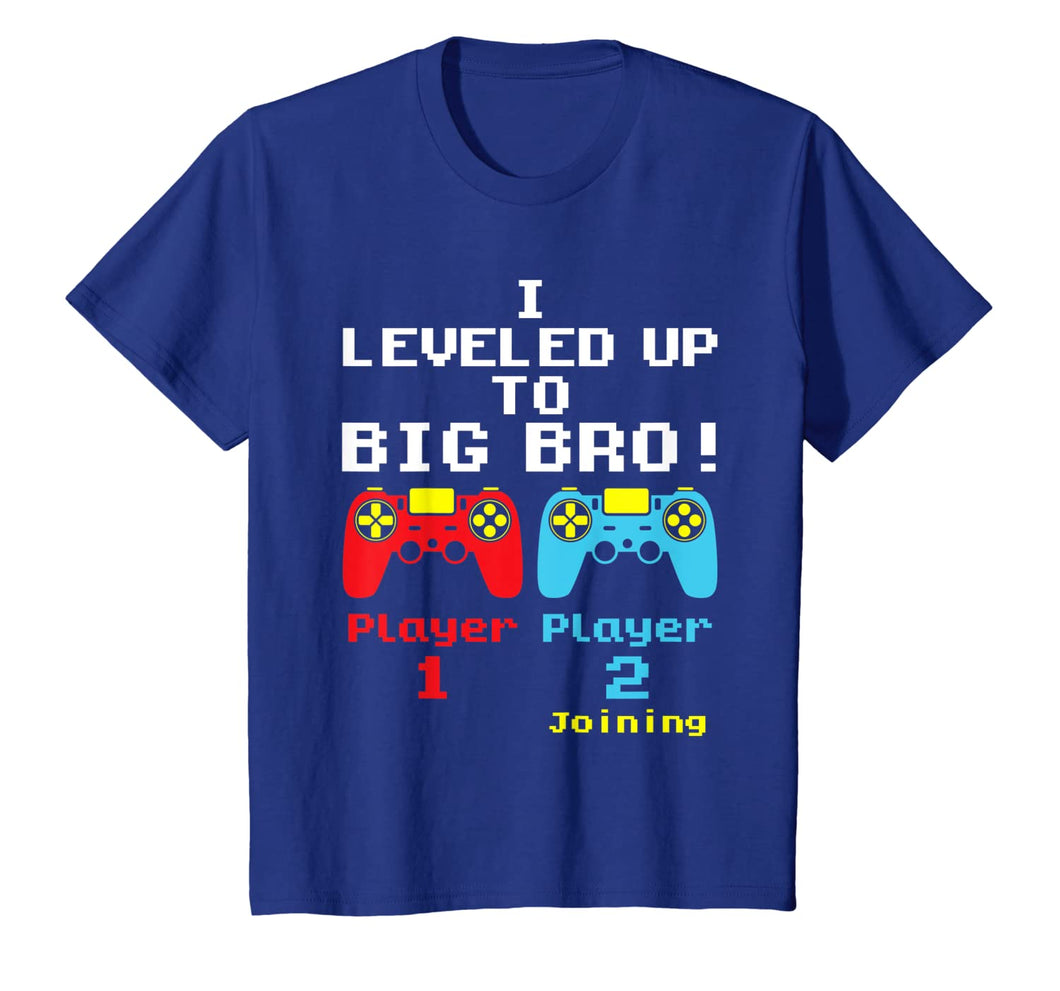 Leveled Up to Big Brother Pregnancy Announcement T-Shirt-488106