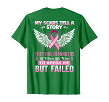 Load image into Gallery viewer, My scars tell a story  - Breast Cancer Awareness Shirt
